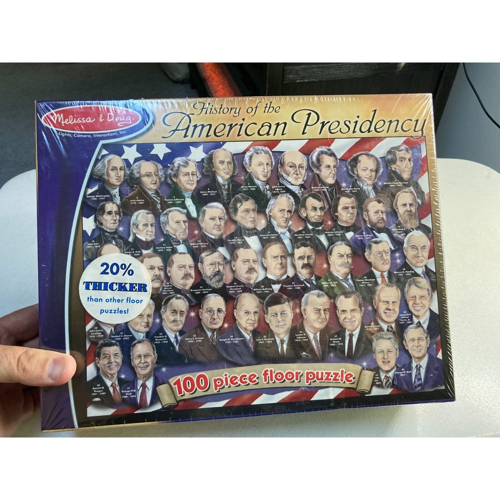 Melissa and Doug Presidents of The United States Floor Puzzle 100pc 2 x 3 Foot